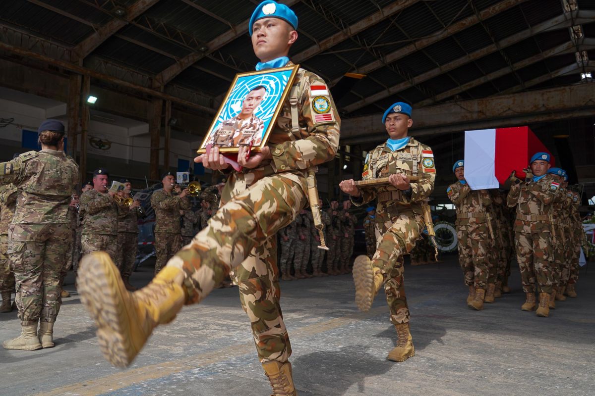 Visit Agenda: UNIFIL beri penghormatan terakhir untuk Praka Rico Pramudia di Lebanon