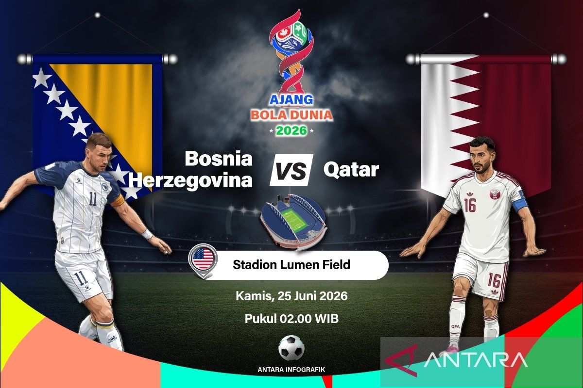 Susunan pemain Bosnia-Herzegovina vs Qatar: kemenangan jadi harga mati