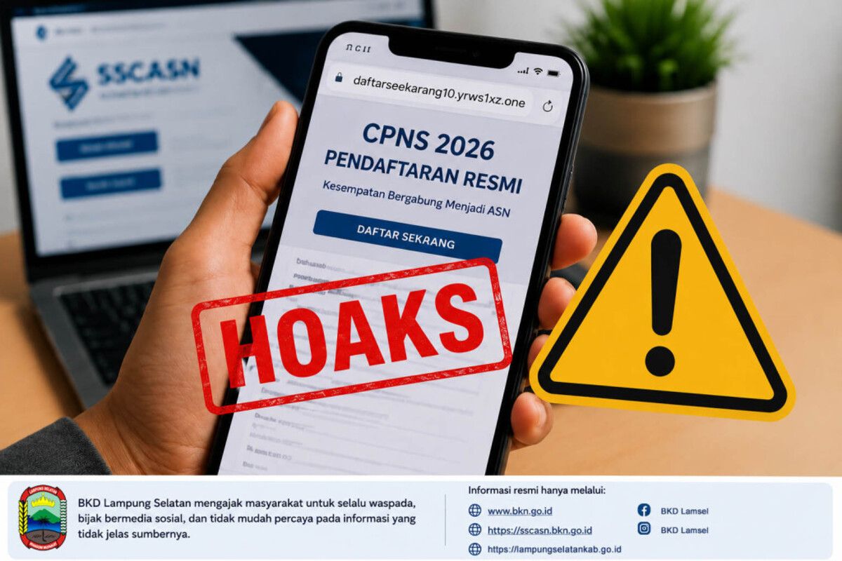 Important News: Pemkab Lampung Selatan minta warga waspada penipuan link CPNS 2026