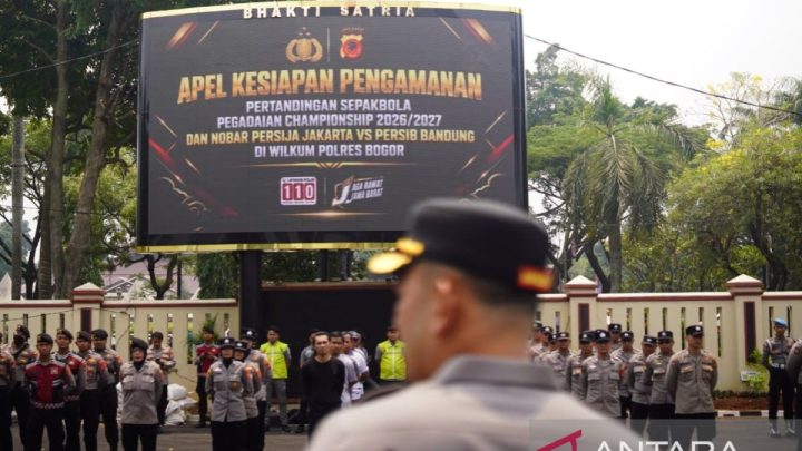 Polres Bogor antisipasi gesekan suporter di Pakansari