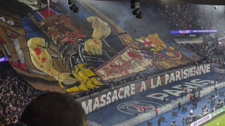 Barcelona laporkan PSG ke UEFA soal tifo bertema kekerasan