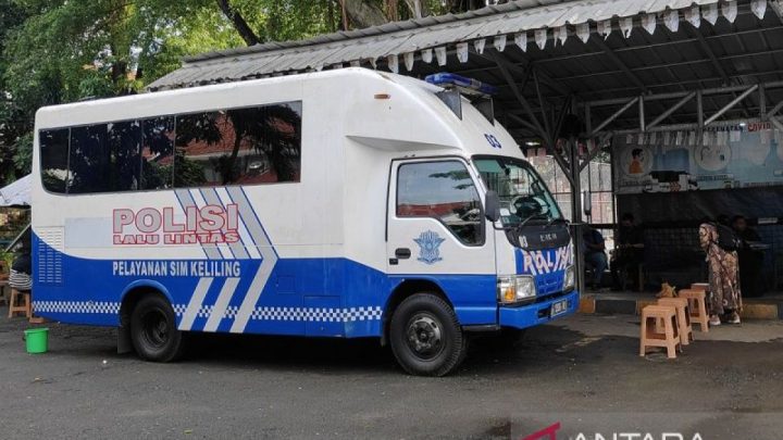 Layanan SIM Keliling tersedia di lima lokasi Jakarta pada Kamis