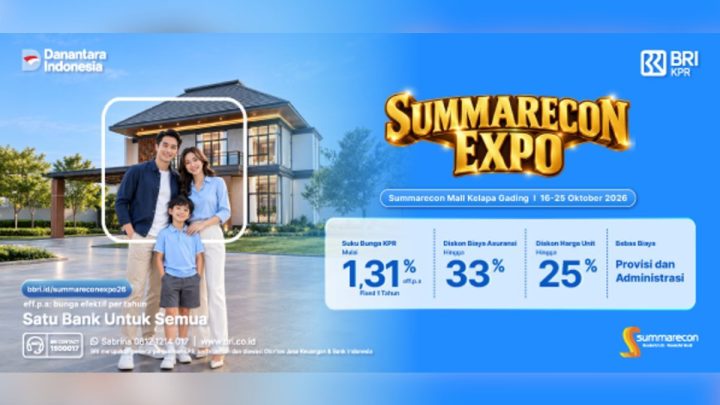 Summarecon Expo 2026 hadirkan promo properti dan penawaran BRI KPR