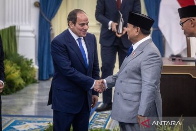 Politik, pertemuan Prabowo dengan el-Sisi hingga penanganan karhutla