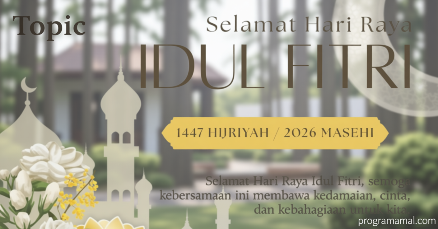 25 Link Kartu Ucapan Idul Fitri 2026 Menarik – Bisa Download dan Diedit untuk Medsos