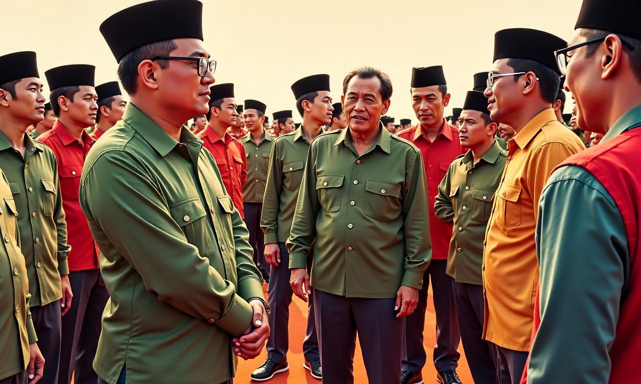 Momen Bersejarah: Momen Prabowo, Didit, dan Titiek Soeharto Kumpul H-1 Lebaran