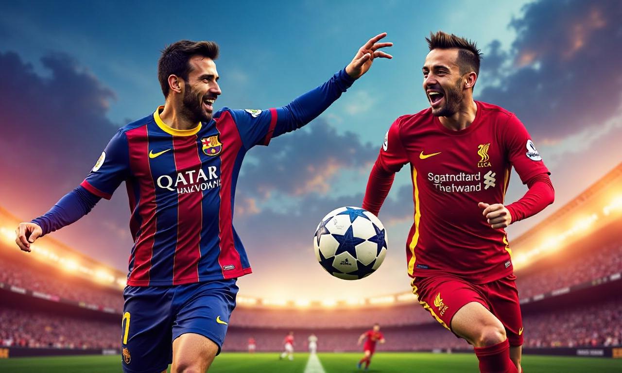 Agenda Kunjungan: Hasil Lengkap Liga Champions: Barcelona Imbang, Liverpool Tumbang
