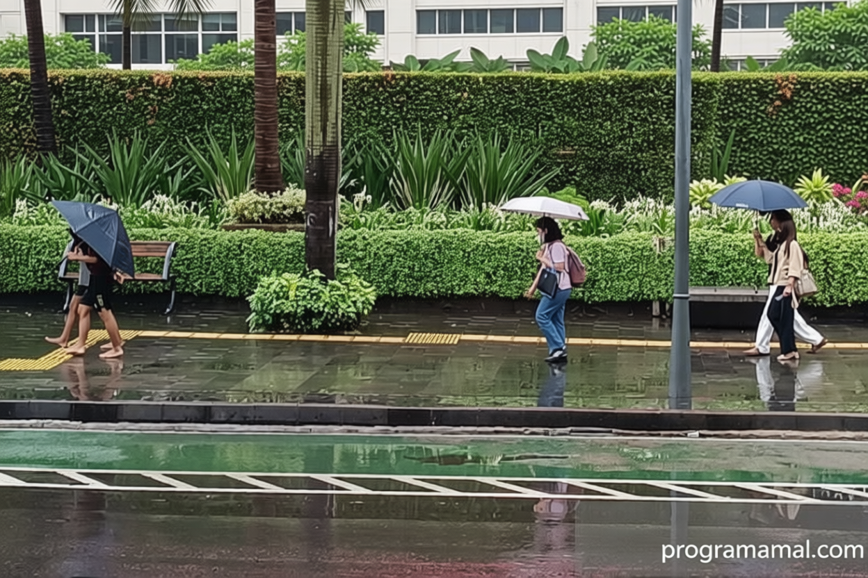 BMKG: Hujan ringan bakal landa Jakarta Rabu sore ini