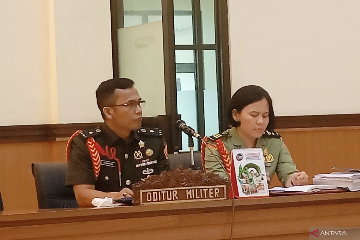 Program Terbaru: Oditur Militer bantah eksepsi, sebut dakwaan kacab bank sudah lengkap