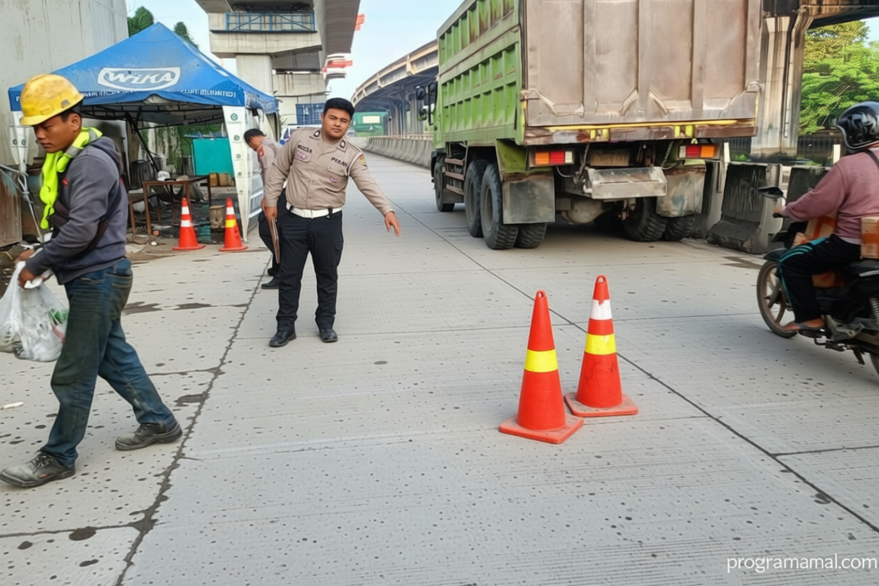 Pemotor tewas usai jatuh dan terlindas truk di Pademangan Jakut