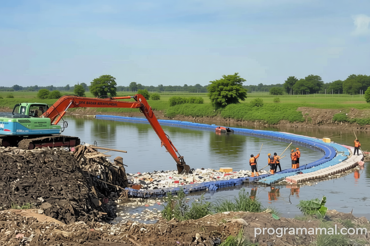 Pembahasan Penting: Pengerukan Kanal Banjir Barat ditargetkan rampung dalam setahun