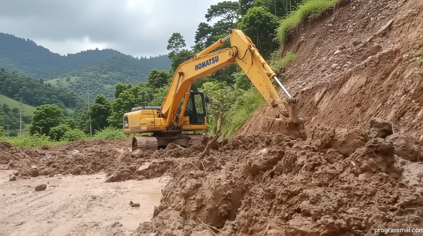 Pemprov Sumbar kerahkan alat berat atasi jalan longsor di Palembayan