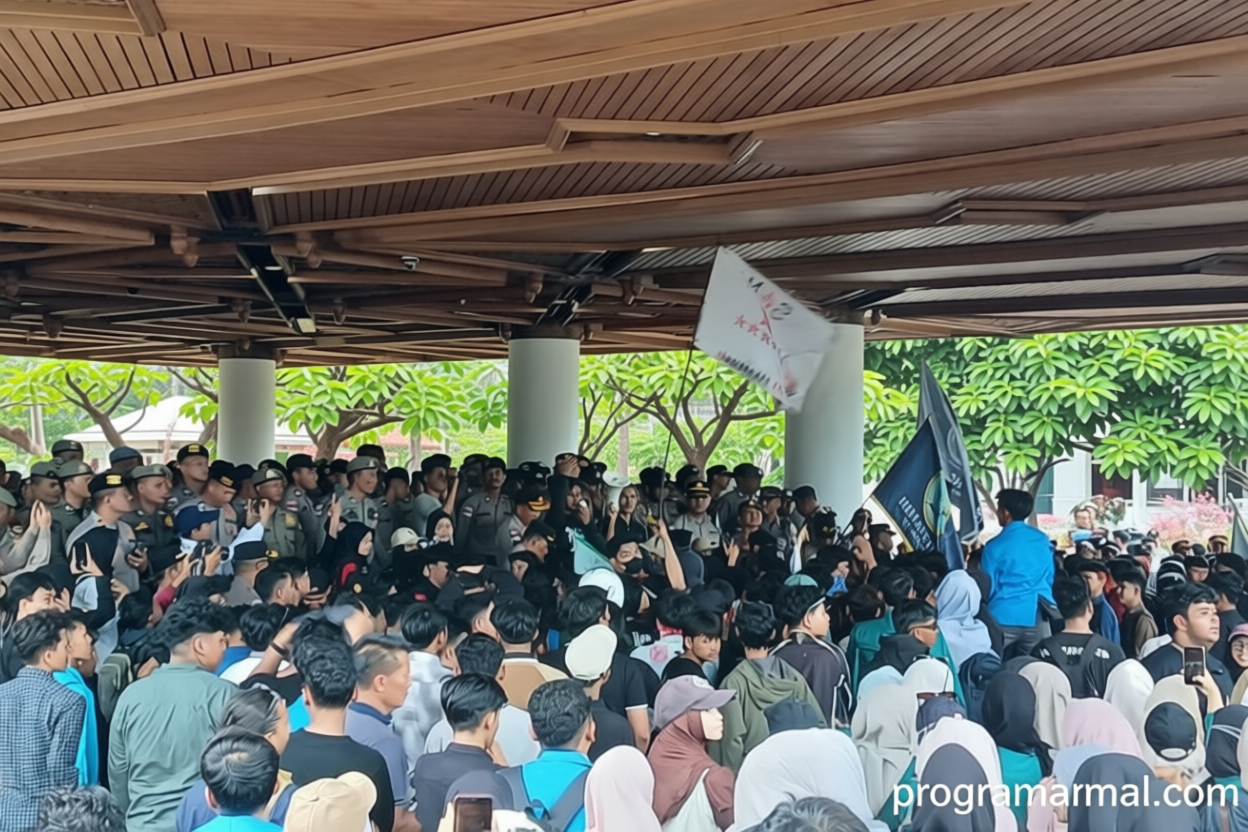 Latest Update: Polisi tangkap enam pendemo saat aksi JKA di kantor Gubernur Aceh