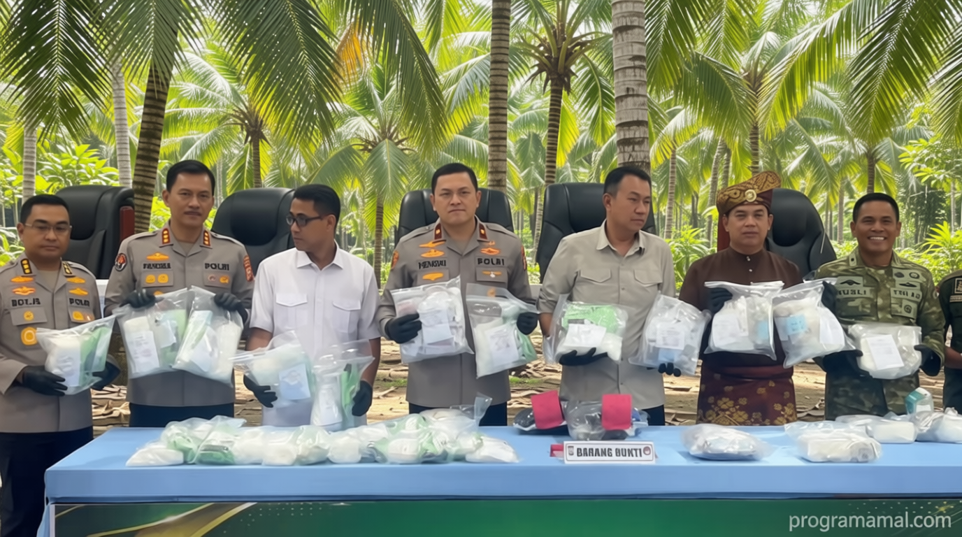 Announced: Polisi gagalkan penyelundupan 27 kg sabu & etomidate di perairan Riau