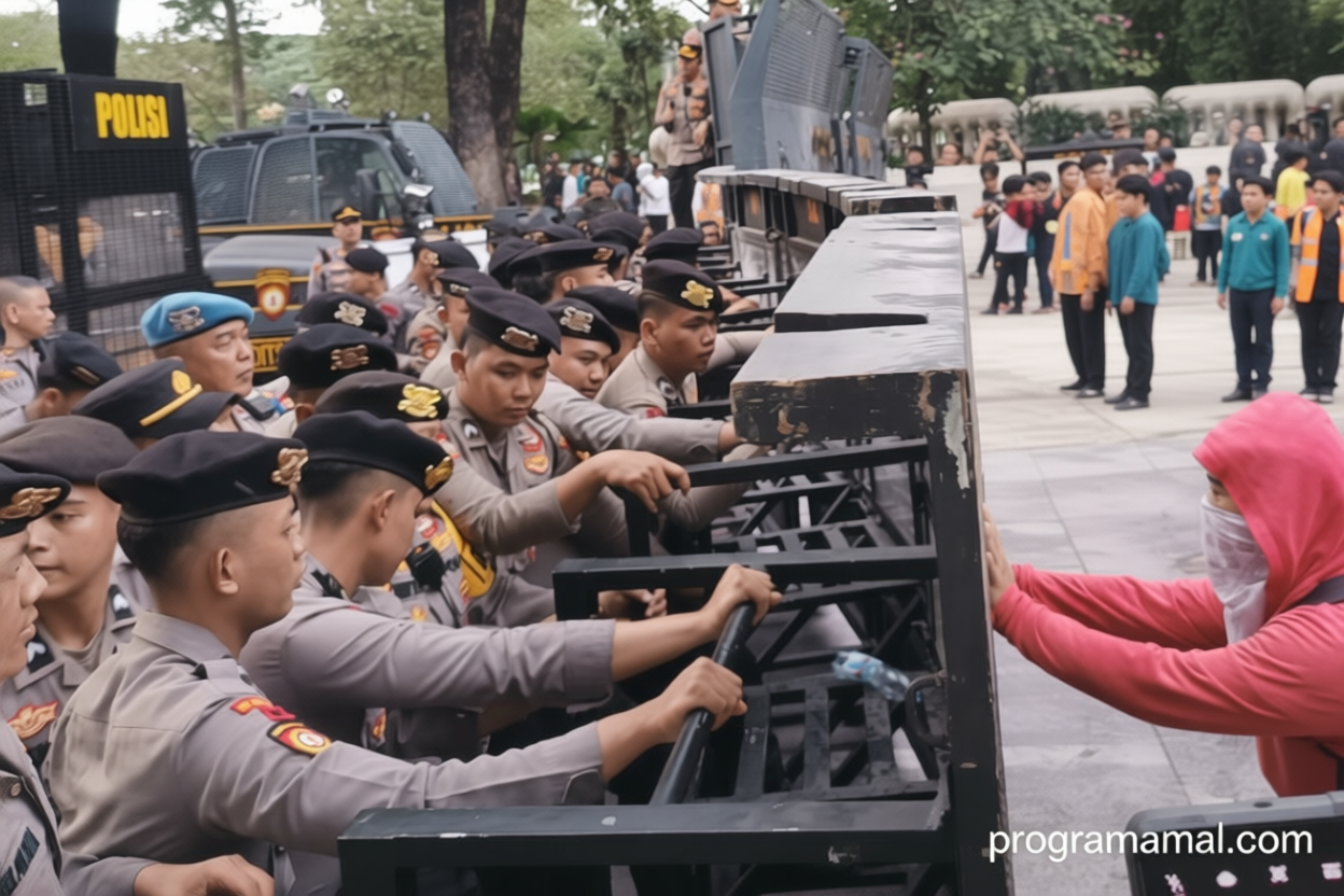 Key Strategy: Polisi kerahkan 3.225 personel gabungan untuk jaga demo di Jakpus
