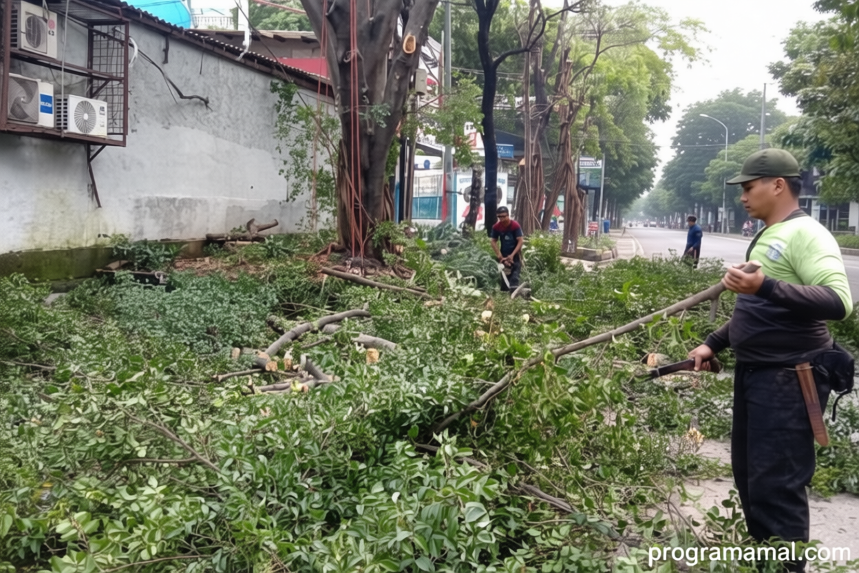 Key Strategy: Sudin Tamhut Jaksel pangkas 25 pohon di Kebayoran Lama