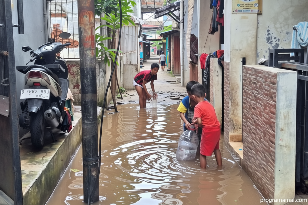 BPBD Jaksel catat ketinggian banjir di Ciledug Raya capai 70 cm