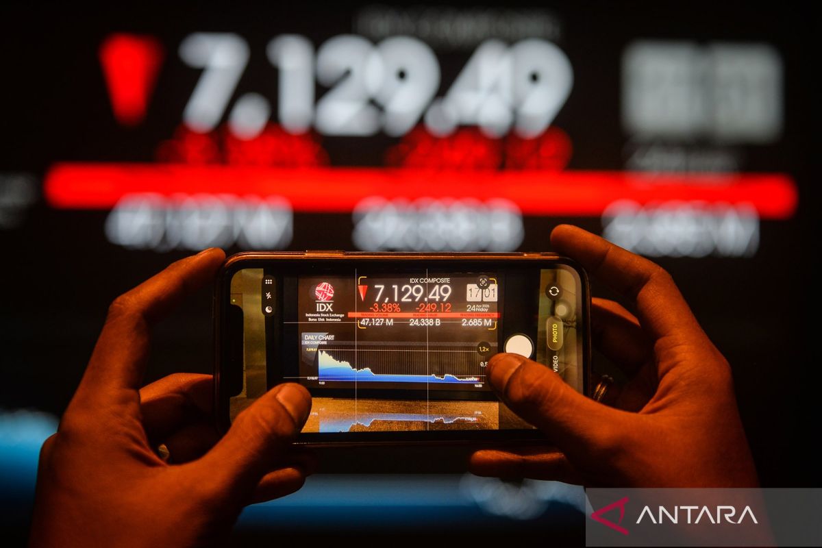 IHSG pada Jumat pagi dibuka menguat ke level 7.182,96