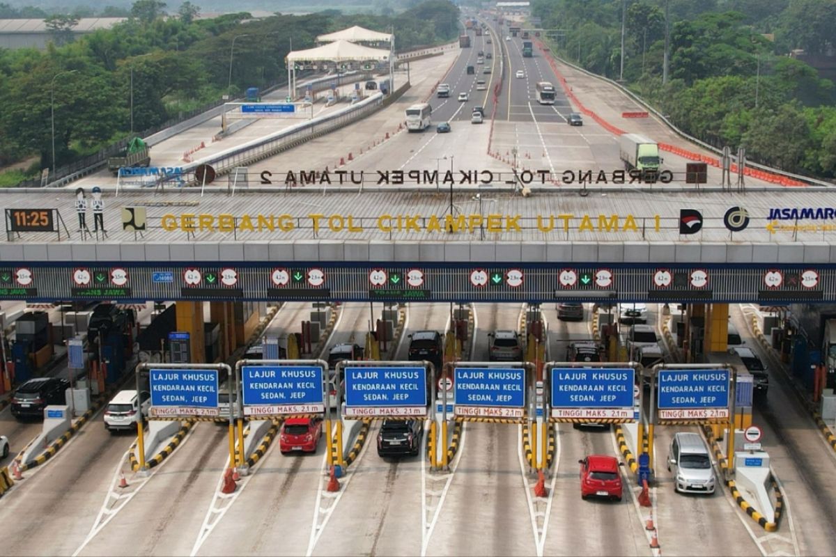 Libur Idul Adha – Jasamarga catat lonjakan kendaraan di GT Cikatama