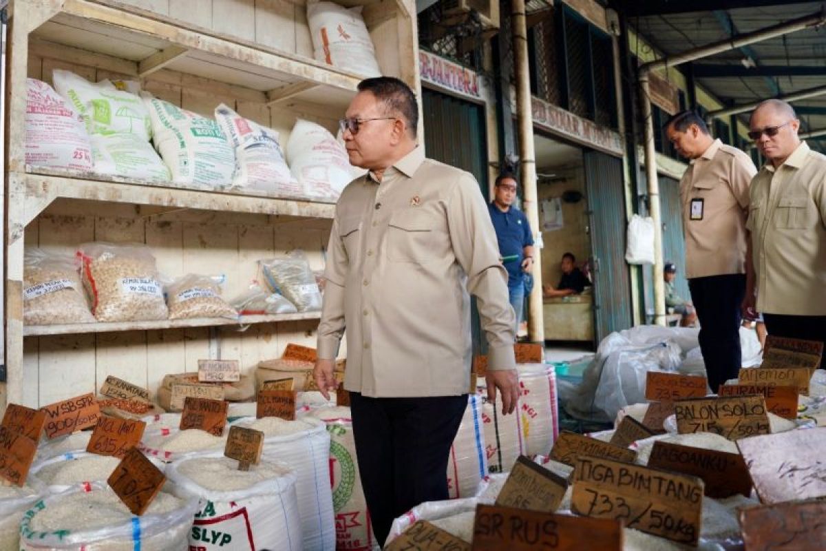Special Plan: Sidak pasar Cipinang, KSP: Pasokan beras melimpah, harga pangan stabil