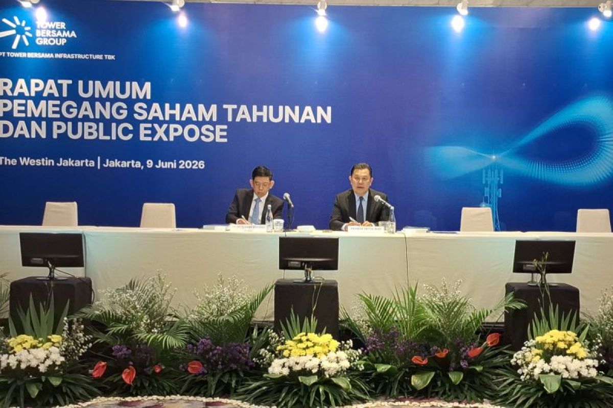 Main Agenda: RUPST Tower Bersama Infrastructure setujui dividen Rp1,06 triliun
