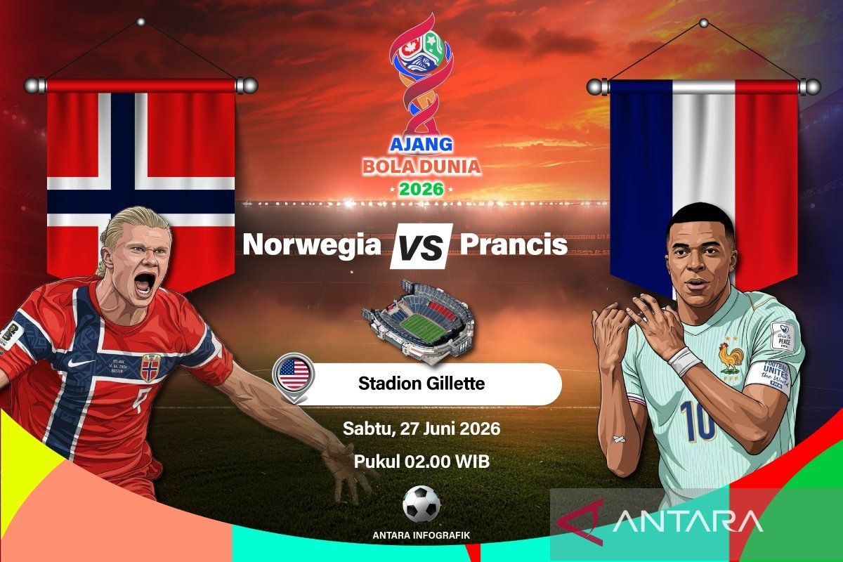 Susunan pemain Norwegia vs Prancis: perebutan predikat juara grup