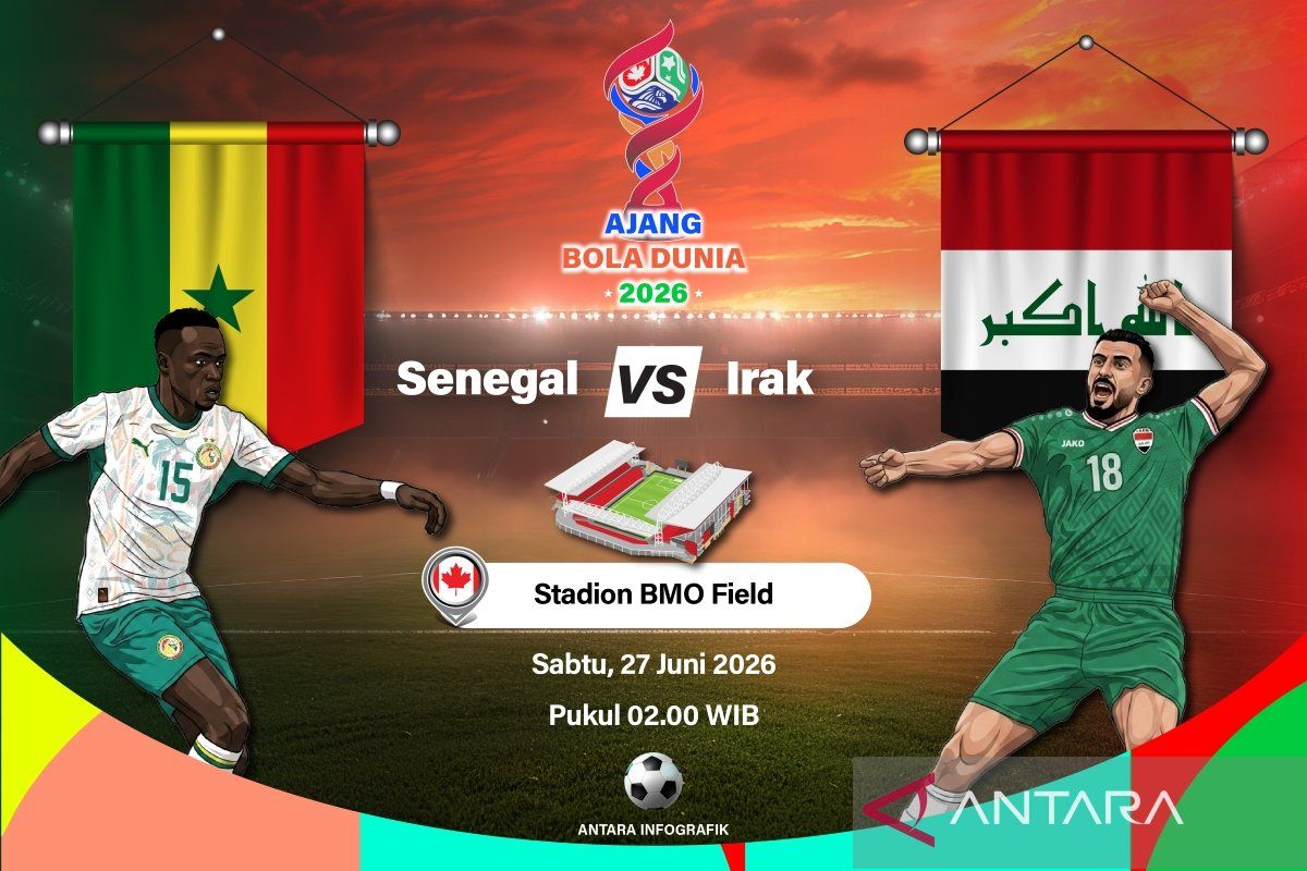 Susunan pemain Senegal vs Irak: bidik kemenangan perdana