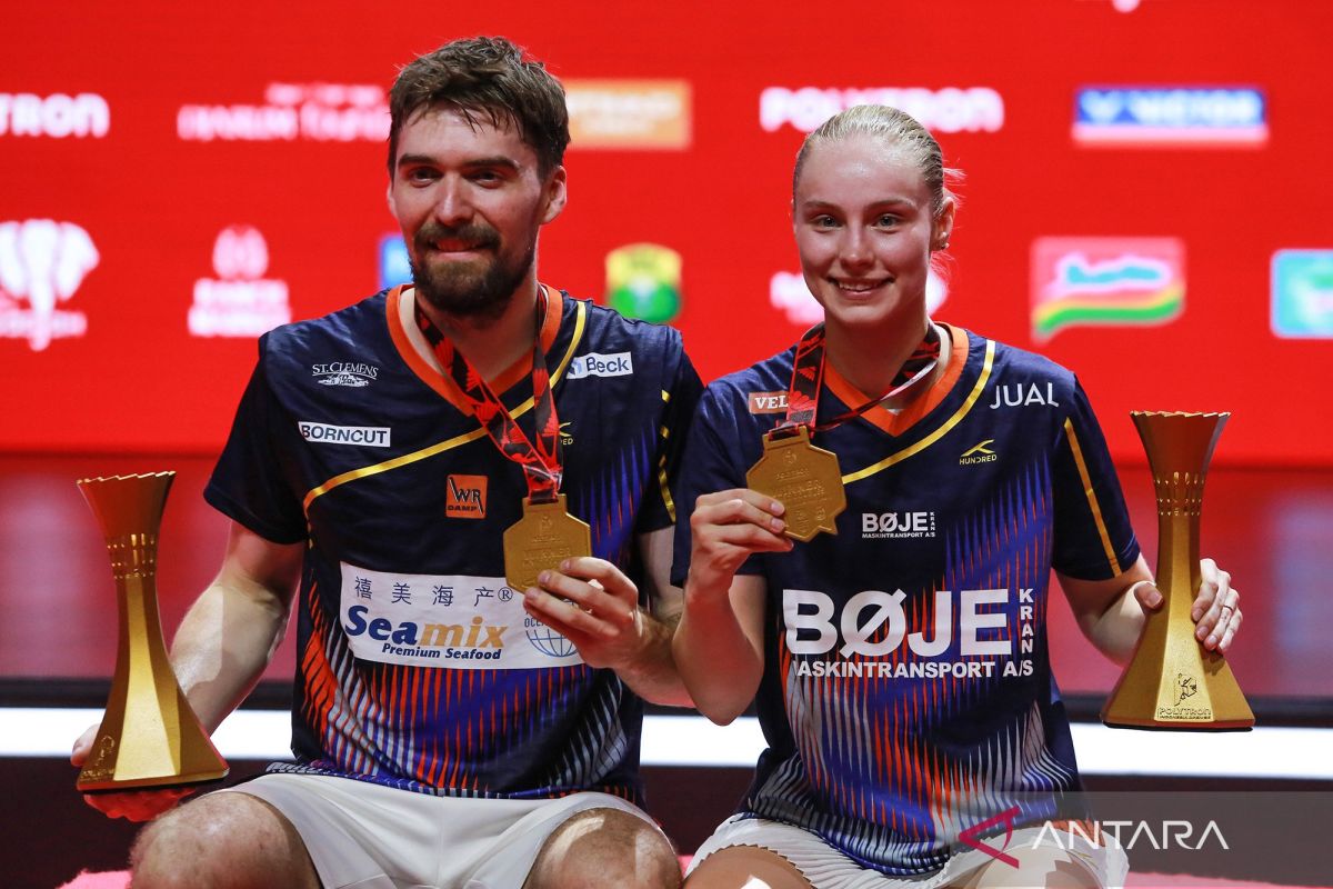 Christiansen/Boje juara ganda campuran Indonesia Open 2026