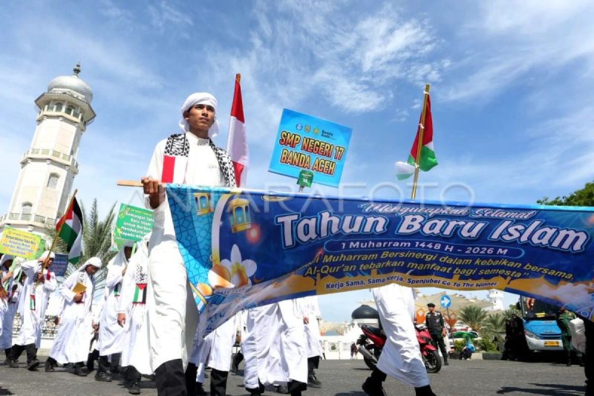 Solution For: Sebanyak 1.920 pelajar Aceh ikut pawai Tahun Baru Islam 1448 Hijriah