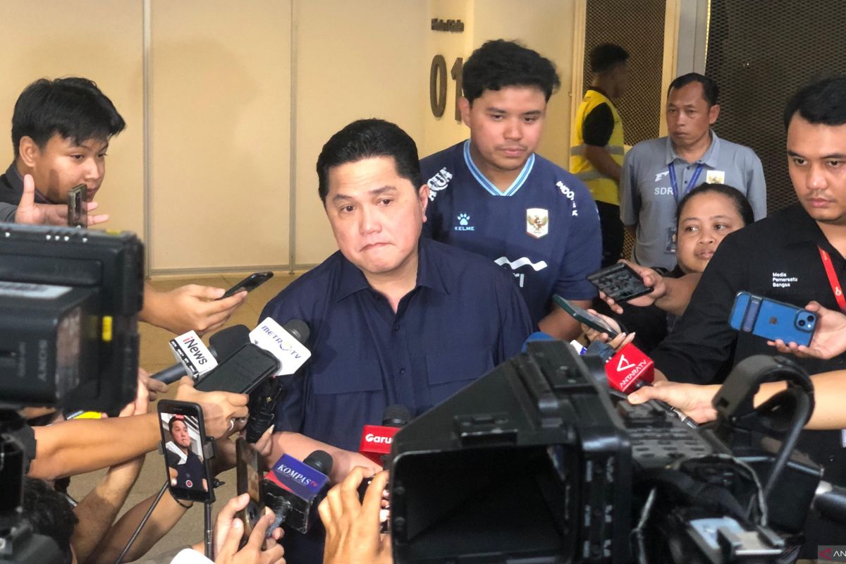 Main Agenda: Pantau persiapan timnas jamu Mozambik, Erick minta tak remehkan lawan