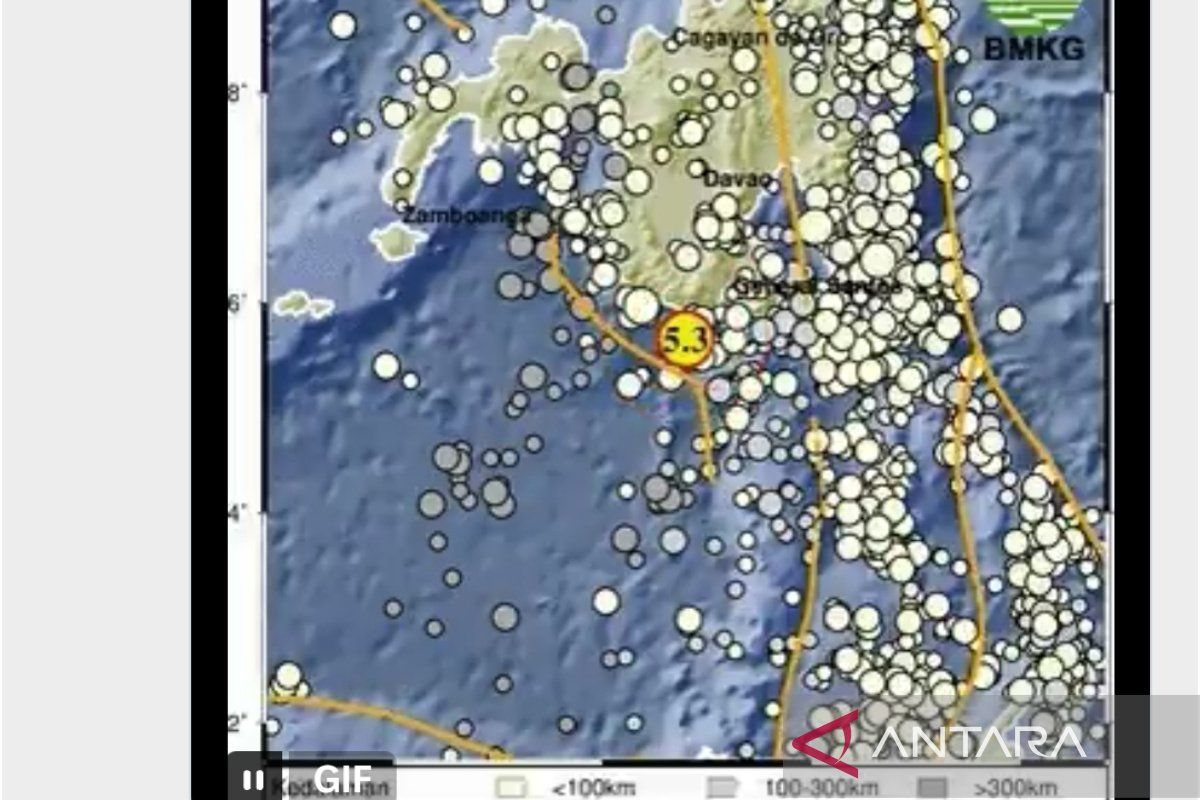 Facing Challenges: Gempa magnitudo 5,3 guncang Kepulauan Sangihe Sulut