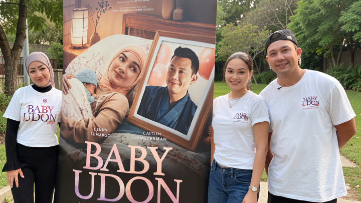 Denny Sumargo belajar bahasa Jepang demi karakter film “Baby Udon”