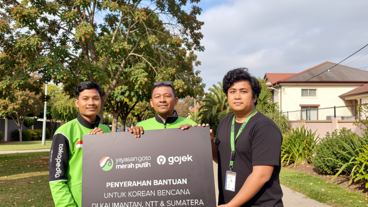 Gojek dan YGMP bantu mitra driver terdampak bencana