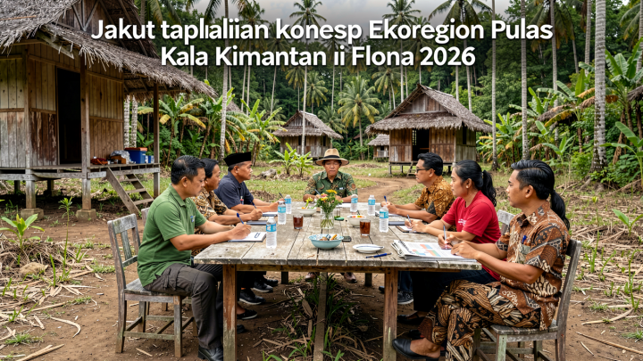 Jakut tampilkan konsep Ekoregion Pulau Kalimantan di Flona 2026