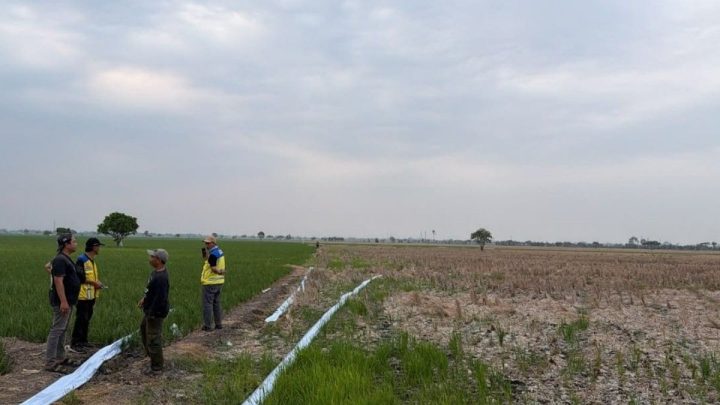 Kementerian PU operasikan tiga pompa atasi kekeringan sawah di Bekasi