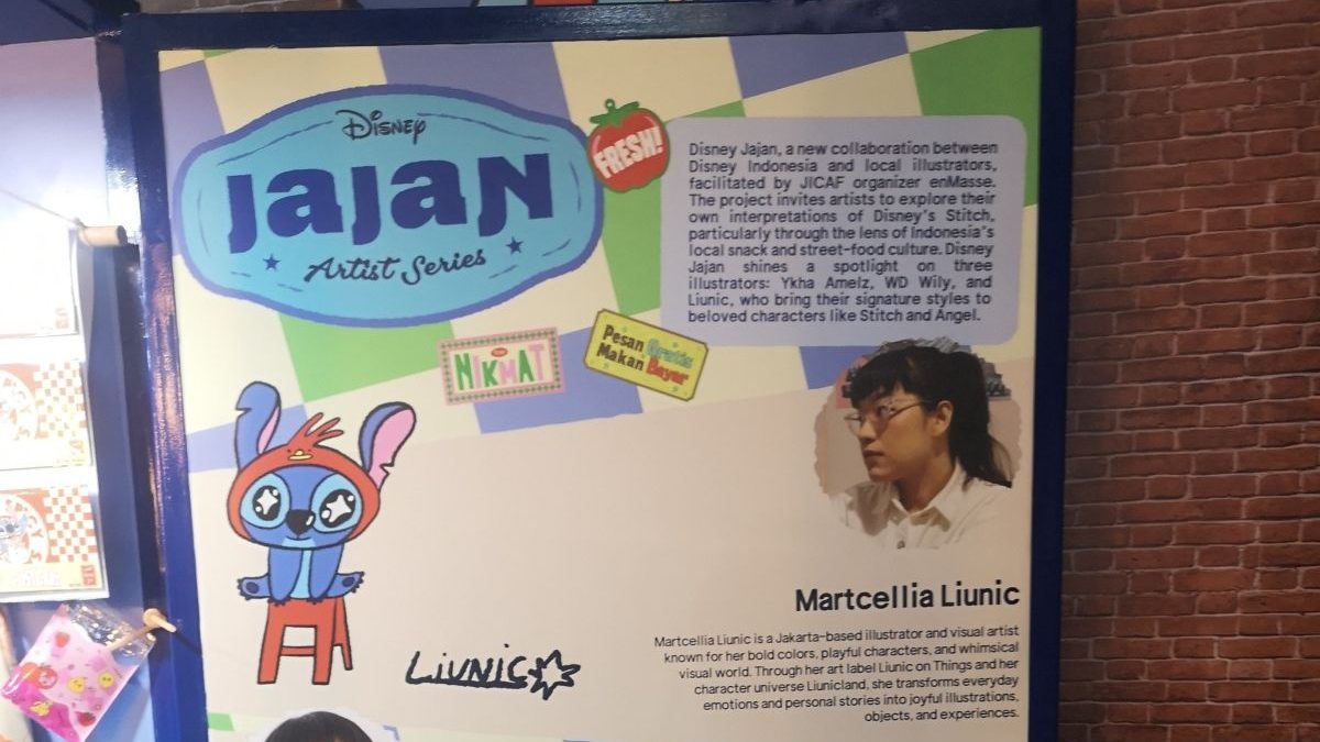 Tiga ilustrator lokal kemas karya seni Disney bertema jajanan pasar