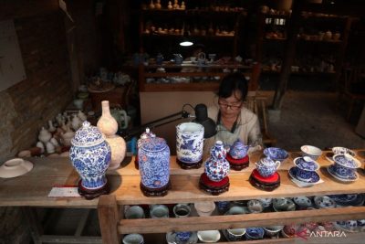 Jingdezhen, awal mula porselen biru putih Tiongkok
