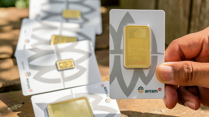 Harga emas Antam pada Jumat naik Rp31.000 jadi Rp2,670 juta per gram