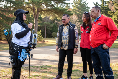 Compound putri raih tiga medali dalam uji coba Asian Games 2026